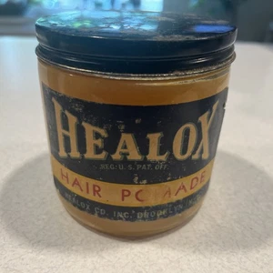 Vintage Healox Hair Pomade BROOKLYN NY BARBER 💈 vintage Barber Product - Picture 1 of 4