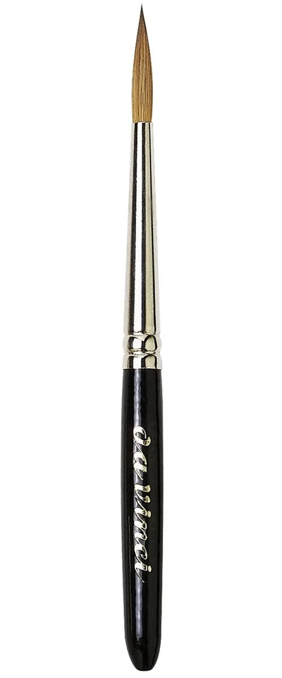 da Vinci Travel Series 902 Maestro Mini Brush, Round Kolinsky Red Sable, Size 4 - Image 1 of 1