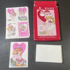 Peppermint Rose Valentinskarten Vintage 1992 American Greetings fehlen 3 - Bild 1 von 8