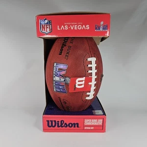 NFL Authentic Leather Wilson The Duke Football Super Bowl LVIII Chiefs Vs 49ers - Picture 1 of 8