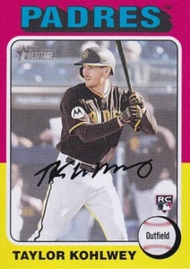 2024 Topps Heritage - Rookies #154 Taylor Kohlwey (RC) - Padres  - Picture 1 of 2
