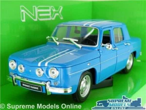 RENAULT R8 GORDINI MODEL CAR 1:24 SCALE BLUE WELLY OPENING PARTS LARGE 1964 K8 - Picture 1 of 5