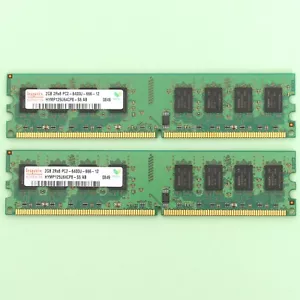 4GB DDR2 RAM (2x 2GB) SK Hynix PC2-6400 800Mhz CAS6 2x2GB Memory RAM Kit - Picture 1 of 2