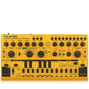 BEHRINGER TD 3 MO AM Modded Out Modell Analog Bassline Synthesizer Gelb USB / - Bild 1 von 5