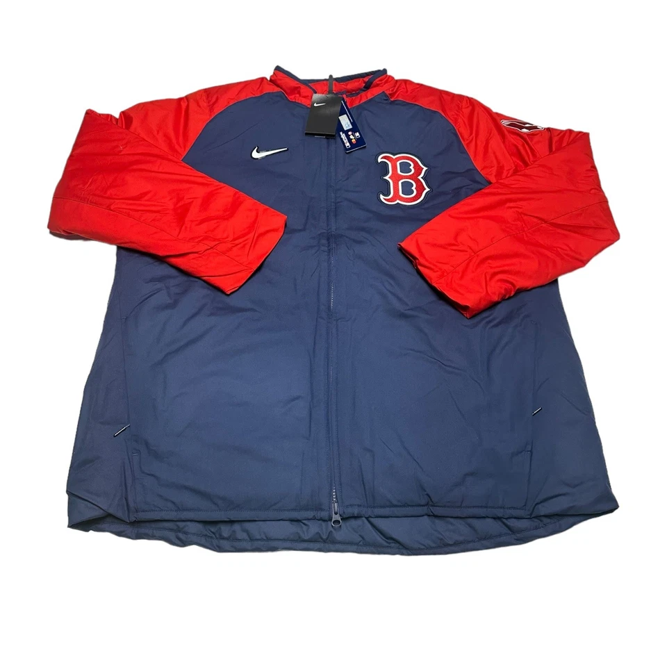 Nike Boston Red Sox Dugout Jacket Full-Zip Blue MLB Baseball Men’s Size M