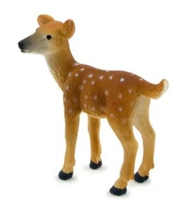 MOJO ANIMALI SELVAGGI WILD LIFE CERBIATTO 387036 WHITE TAILED DEER FAWN - Bild 1 von 1
