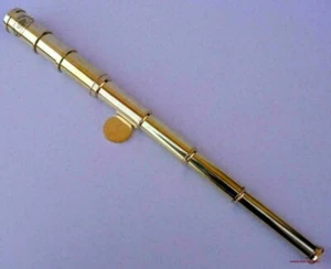 Nautical Vintage Full Brass Pirate Spyglass 18" Marine Antique Telescope Gift - Picture 1 of 6