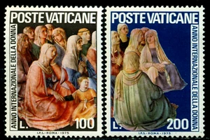 1975 Intl. Damenjahr, Niccoline Kapelle Fresken / von Fra Angelico, Vatikan, 670MNH - Bild 1 von 1