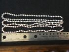 3-18'' strands of pearls White, Pink, Grey 5mm to 6mm (p11)