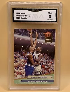 SHAQUILLE O'NEAL ROOKIE RC GMA 9 1992-93 FLEER ULTRA #328 COME NUOVO - Foto 1 di 1