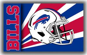 Buffalo Bills Football Team Memorable Flag 90x150cm 3x5ft Helmet Best Banner