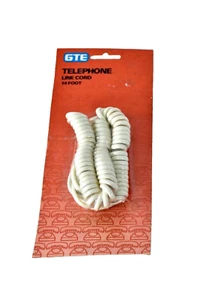 14 foot GTE Flip Phone  Telephone Line Cord Modular 2 conductor  - Picture 1 of 3