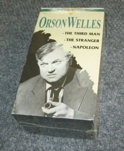 ORSON WELLES 3 Pack Box Set VHS Lot The Third Man The Stranger & Napoleon NEW - Picture 1 of 3