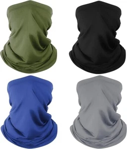 Neck Gaiter Bandana Face Mask: Sun Cooling Scarf Gator Cover Head for Men Women - Picture 1 of 6