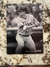 2020 TOPPS ON-DEMAND SET 4 BLACK & WHITE CARD TAMPA RAYS BRANDON LOWE #34