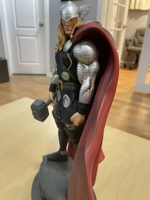 Estatua del Poderoso Thor 432/2000 Esculpida Bowen Diseños Pintado Marvel Con Caja Foto 1 de 4