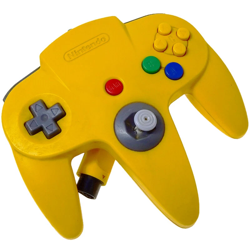 Nintendo 64 Yellow Original Controller Pad Only N64 Japan Import Working Tested - Image 1 of 1