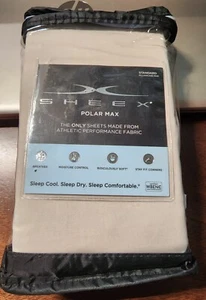 SHEEX Polar Max Standard Pillowcase Pair In Parchment New - Picture 1 of 2