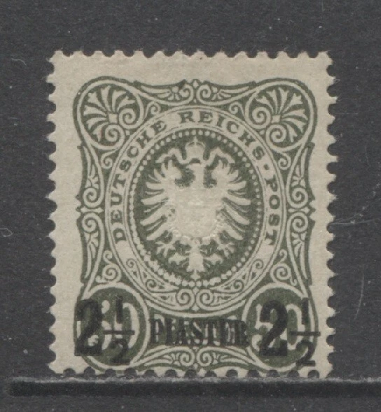 Alemania 1884 oficinas Turquía 21/2 Piaster emisión temprana como nuevo* firmado $152,00 Foto 1 de 1