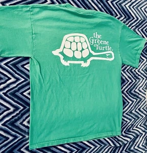 GILDAN Activewear GREEN T-Shirt YOUTH UNISEX Size Medium The Green Turtle - Picture 1 of 6