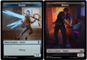 1x - Faerie \\ Rogue Token - #11/07 - CMR: Streets of New Capenna - NM MTG - Picture 1 of 1