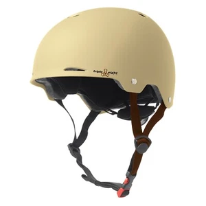 New Triple Eight Gotham Adjustable Fit Dial Helmet Bike BMX Skate Cream LG / XL - Picture 1 of 1