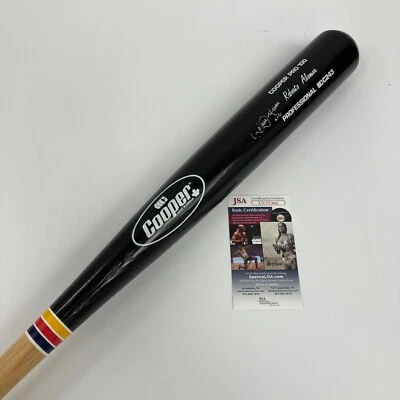 Roberto Alomar Signed Cooper Game Model Baseball Bat JSA COA - Image 1 of 4