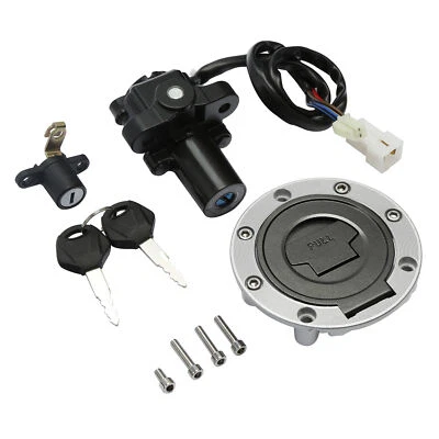Fuel Gas Ignition Switch Key Seat Lock Fit For Yamaha YZF R6 2003-2005 FZ6 04-09 - Image 1 of 4