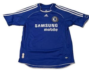AUTHENTIC CHELSEA 2007-08 HOME FOOTBALL SHIRT Youth Med ADIDAS - Picture 1 of 2