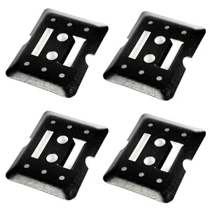 DC Cargo E-Track Mini Plate-2 Slots, Black Powder Coated, 4-pack - Bild 1 von 8