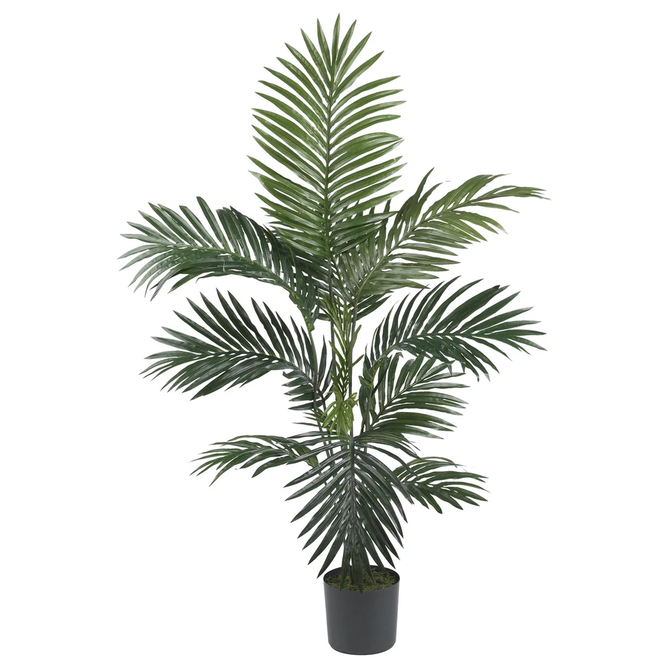 Kentia Palm faux Tree Realistic faux Natural 4' Decor - Image 1 of 1
