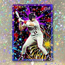 Chuck Knoblauch Holographic Rocket Rookie Sketch Card Limited 1/5 Dr. Dunk