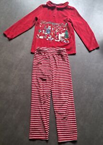 SERGENT MAJOR 8 ans Très joli pyjama de Noël  en velours TRES BON ETAT