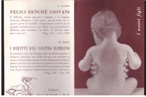 SANTINO BOOKMARK BIBLIOGRAPHIC CARD - OUR CHILDREN - LAWTON + RIBBLE - Picture 1 of 2