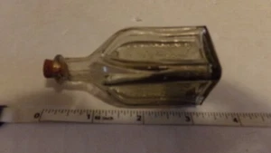 Vintage Chief Wahoo Electric Tonic Clear Medicine Bottle with Cork - Picture 1 of 6