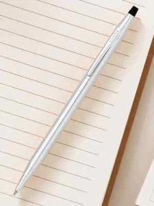 Cross Classic Century C3502 Ballpoint Pen - Chrome Finish, Premium Gift Box Incl - Picture 1 of 9