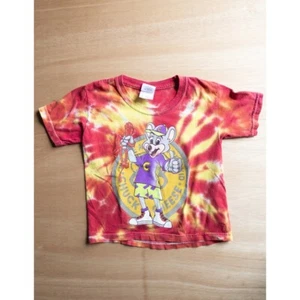 Chuck E Cheese Tie Dye T-Shirt Graphic Tee Kids Size XS - Picture 1 of 3