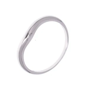 with paper BVLGARI Corona curve ring Size 57/JP17 Pt950 Men's jewelry S#139342 - Picture 1 of 7