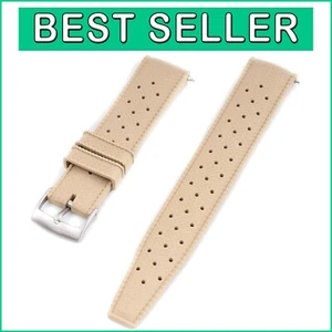 Unisex Quick Release Tropical FKM Rubber Watch Strap - Adjustable for All Wrists - Picture 1 of 11