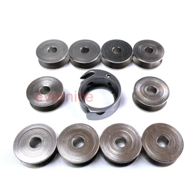 SHUTTLE HOOK & 10 BOBBINS FOR SINGER 29-4 Shoe repairing sewing machine