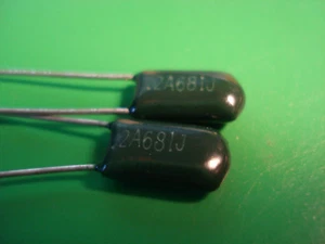 Capacitor 2A681J 100V 680pF Polyester Film (2) in Canada Amp Guitar Tone - Picture 1 of 1