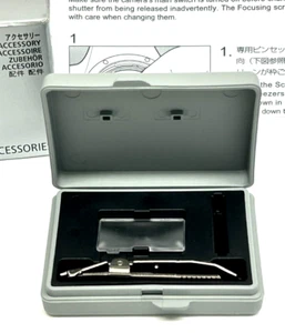 Tappetino standard PENTAX schermo di messa a fuoco MF-60 per laptop K-5 K-7 con en. Manuale [NUOVO] - Foto 1 di 9