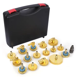 17PCS Brake Fluid Bleeder Adapter Auto Brake Master Cylinder Bleeder Adapter Kit - Picture 1 of 13