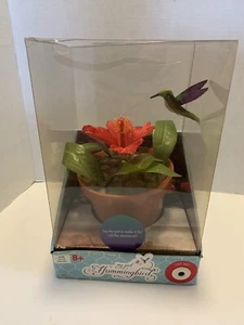 My Pet Kolibri Neu im Karton EDELSTEININDUSTRIE animierte rote Blume SELTEN - Bild 1 von 11