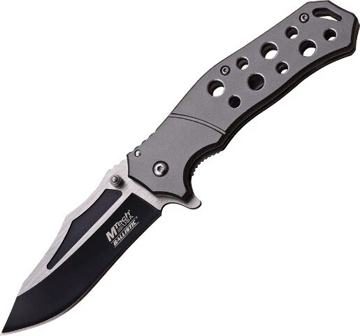 Cuchillo Mtech Nuevo Linerlock A/O Gris MT-A951GY Foto 1 de 1