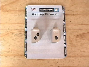 OBERON YAMAHA XJ FZR FZS YZF XJR REAR FOOTREST FITTING KIT #13 22013 SILVER - Picture 1 of 1
