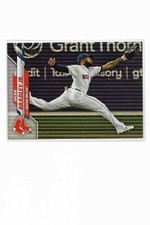 2020 Topps ADVANCED STATS Parallel 283/300 Jackie Bradley Jr Boston Red Sox