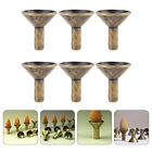 Metal Backflow Incense Cone Holders (6-Pack) for Yoga and Home Decor-