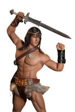 1/12 Male Head Sculpt Conan w Clothes Sword Celebrity Arnold For 6in Figure Doll