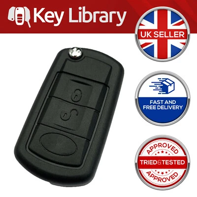 3 Button Remote Flip Key Shell Case Fob For Land Rover Discovery 3 Range Rover